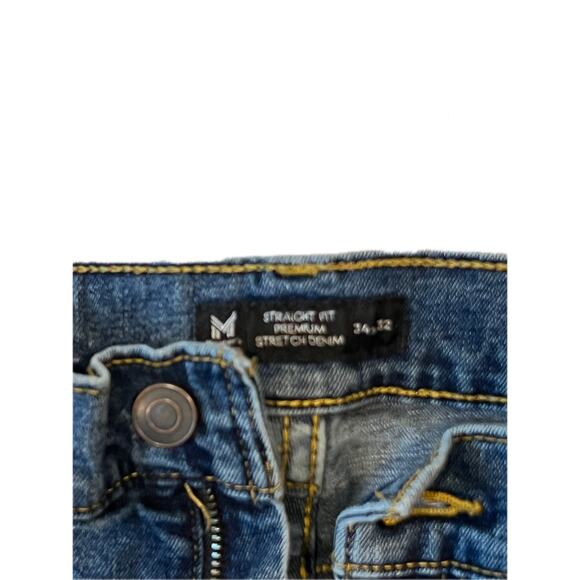 Members Mark Straight Jeans 34x32 - Picture 3 of 3